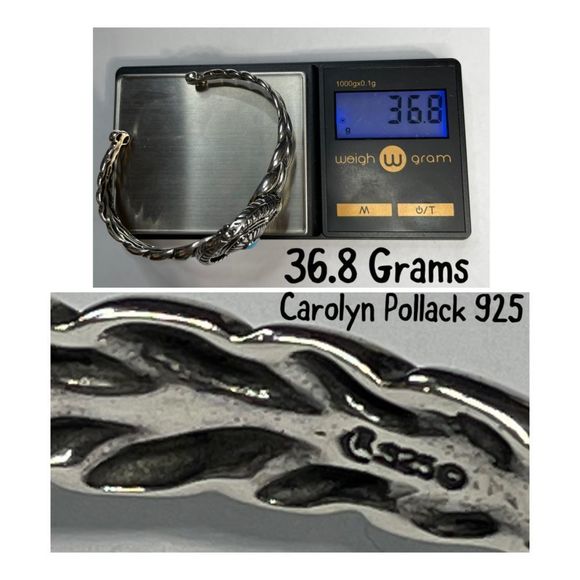 Carolyn
Pollack Turquoise Bangle Bracelet - Picture 7 of 8